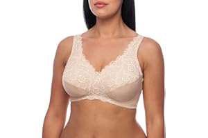 frugue Soutien Gorge pour Prothese Mammaire Coton sans Armature