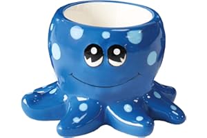 Portauovo Crockery Critters - Polpo di Deluxebase. Simpatici portauova in ceramica a forma di animale per bambini e adulti.