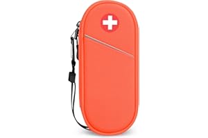 SITHON Epipen Borsa da Trasporto Isolata, Portatile Medicinali di Emergenza Custodia da Viaggio per Bambini e Adulti, per 2 EpiPens, Asthma Inhaler, Anti-Histamine, Auvi-Q, Allergy Medicine Essentials