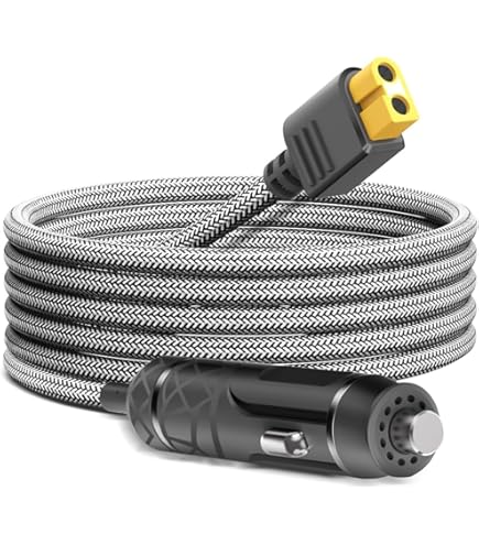 K-MAINS 5ft DC 8mm Car Charger Compatible With BLUETTI Car Charging Cable EB3A EB70 EB70S Portable Power Station DC Adapter - View #9