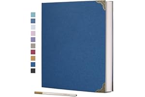 HEYWOOD Vienrose Fotoalbum Selbstklebend 40 Seiten Hardcover mit DIY Scrapbooking Kit 3 Ringe Papier Scrapbook für Liebhaber Freunde Kinder Jahrestag Hochzeit Geschenk