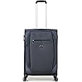 Delsey Paris Rami 55 cms Small Cabin Polyester Soft-sided 4 Double Wheels Luggage/Suitcase/Trolley Bag for travel (Anthracite)