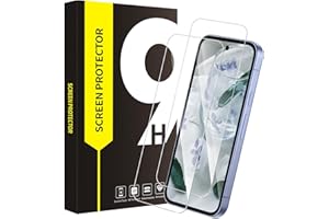 Carantee Verre Trempé pour Google Pixel 9A 5G, 2 pièces 9H Dureté protection écran, bords incurvés 2,5D, Sensible au Toucher, à l'épreuve des bulles, 0.33mm Grande clarté Pixel 9A vitre protection