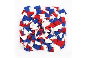 PLUSHCEWT Tappeto Olfattivo Cane,Tappetino Interattivo per Annusare La noia Degli Animali Domestici,Giochi Interattivi per Cani,Tappetino per l'addestramento di Cani di Taglia Medio Piccola (A)