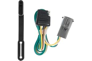 CURT 55241 Vehicle-Side Custom 4-Pin Trailer Wiring Harness, Fits Select Ford Explorer, Ranger, Mercury Mountaineer, Mazda B2500, B3000, B4000