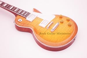ROCK GUITAR MINIATURES RGM686 Slash Les Paul Miniature Guitar Including leather guitar strap