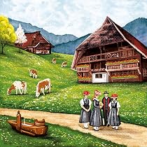 Ambiente Servietten Happy Gardening – 20 Stück, 33x33 Cm, Sommerliches Motiv, Für Serviettentechnik