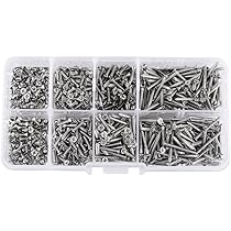 345-tlg. M2 M3 Schrauben-Set - Innensechskant Blechschrauben Sortiment In Box