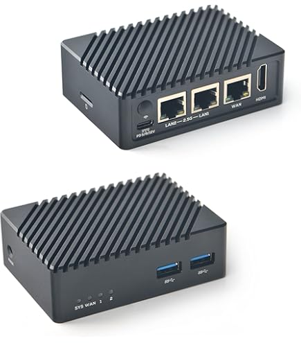 FriendlyElec NanoPi R6S Router con custodia in metallo-8K@60fps