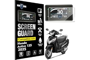 Gear Guard Screen Protector For Honda Activa 125 (2025) | Activa 110 DLX Scooter Instrument Cluster Touch 4.2"inch Screen Display - Clear