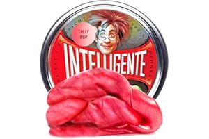 Intelligente Knete - L'originale Lolly Pop con effetto luccicante – Plastilina per bambini e pasta terapeutica in uno – meglio di qualsiasi palla antistress. Per bambini e adulti (scatola standard, 80