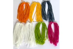 Flies4U Poly Prop Para Post Aero Wing Dry Fly Tying Materials mixed multi colour selection box of 5 meter packets perfect for dry flies parachute dries klinkhamners f flys post and wing material