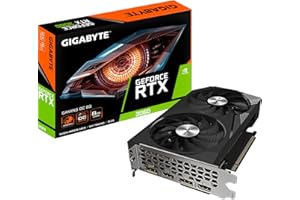 Gigabyte NVIDIA GeForce RTX 3060 GAMING OC V2 Graphics Card - 8GB GDDR6, 128-bit, PCI-E 4.0, 1807MHz Core Clock, 2x DP 1.4, 2x HDMI 2.1, NVIDIA DLSS - GV-N3060GAMING OC-8GD V2