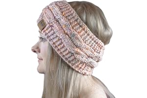 cosey- gefüttertes weiches Strick Stirnband mit Innenfleece in verschiedenen Designs