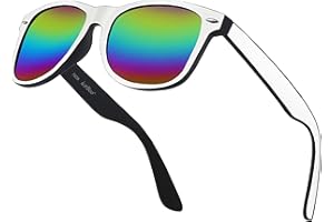 iceBoo Sunglasses Mens Womens lightweight Plastic frame vintage style unisex classic