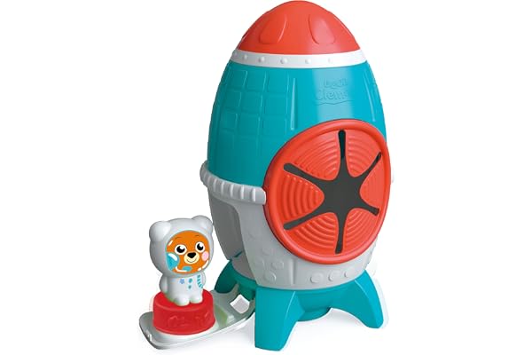 Clementoni - Fusée Sensorielle Clemmy - Cubes à Insérer et Empiler - Jeu d'Imagination - Personnage Inclus - Aventures Spatiales - pour Enfants Dès 6 Mois