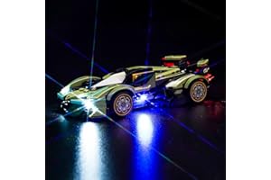 BRICKBLING Zestaw świateł LED kompatybilny z Lego 76923 Lamborghini Lambo V12 Vision GT Super Car, zestaw oświetlenia dekoracyjnego (bez modelu)