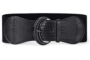 WERFORU Women Stretchy Wide Waist Belt Ladies Fashion Elastic Belts for Dresses Jumpsuit Shirts