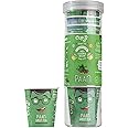 Cup-Ji Paan Green Tea Cups | Instant Whole Leaf Tea with Fennel & Rose | Sweet & Refreshing, Non-Bitter, Zero-Calorie Mouth Freshener Tea | Healthy Green Tea - Pack of 10 Cups