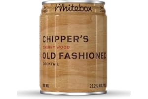 WHITEBOX COCKTAILS Single Serve Classic Chipper’s Old Fashioned Cocktail — Single Cocktail Can | Classic Full Strength Old Fashioned | Pre-mixed Cocktails Ready To Drink 1x100ml