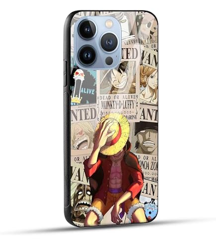 NDCOM for iPhone 13 Pro Back Cover Case Anime One Piece Wanted