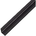 Profilo Angolare In Alluminio Anodizzato Nero - 1000x15x15 Mm, Spessore 1mm, Per Fai Da Te E Lavorazioni