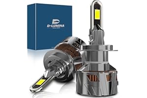 D-Lumina Lampadina H7 LED Canbus 170W 39000LM 6500K Luci Bianca 600%, Plug and Play Dimensione 1:1, Kit di Conversione per Fari Alogeni Auto, 2 pezzi