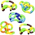 XiXiRan Tangle Fidget Toy, Twisted Decompression Toy, 5 Pcs Creative Tangle Therapy Fidget Toy, Finger Hand Tangle, Stress Relief, Classic Sensory Fidget Twist Toy, Hand-Eye Coordination Toy (Green)