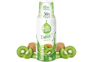 FruttaMax - Fruit Syrup Concentrate | Less Sugar | with 60% Fruit Content | Suitable for soda Machine 500ml (Kiwi)