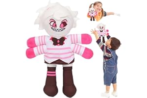 DTXYBC Hazbin Hotel Peluche, Peluche Hazbins Hotel, Peluche Dell'hotel Hazbin, Hazbin Hotel Alastor Peluche, Giocattoli Regalo Compleanno Per Bambini (White-haired four-handed demon)