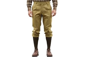 Game Technical Apparel Mens Derby Tweed Breeks Teflon Coated Plus Fours Breeches for Hunting Shooting Country-wear