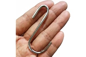 LU2000 AniWorld 10 Stück Heavy Duty Edelstahl S Shaped Haken Küche Löffel Pan Pot Utensilien Kleiderbügel Schließe über die Tür Schrank Kleider Rack-Tool