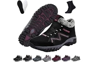 RUILEYOU Ofreischuhe Solvema Orthopädische Winterschuhe, Orthofree Winter Shoes, Warm GefüTterte Snow Boots FüR sDamen Und Herren