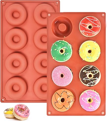 Lékué Gourmet Mini Biskuit-bakvorm, negen putten, rood