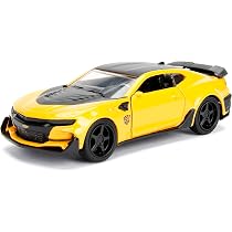 Jada Toys Transformers Bumblebee 1:24 - Chevrolet Camaro 1977 Con Moneta Collezionabile