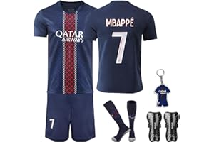 Czzovos Maillot de Football pour Enfants,n°7 Maillot de Football, Ensemble de Maillot de Football pour Enfants T-Shirt et Short Maillot de Football