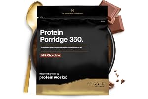 Protein Works | Protein Porridge 360 - Gold Innovation, High Protein, Low Sugar Breakfast, Added Vitamins & Minerals, Low GI 