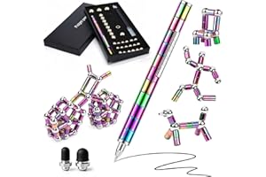 RoserRose Stylo MagnéTique, Fidget Pen, Stylo Personnalisé Modulaire, Gadget Insolite Utile, Cadeaux Pour Hommes, Femmes Ou Adolescent, Cadeau Ado GarçOn, Cadeau Noel Homme