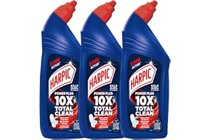 Harpic 1 Litre (Pack of 3) - Original, Disinfectant Toilet Cleaner Liquid | Suitable for Toilet Bowls
