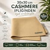 Cleenest Y&uuml;ksek Kaliteli Kaşmir İpliğinden &Uuml;retilmiş Temizleme Bezi, Mikrofiber Malzeme, Ekranlar, Tabletler, Araba İ&ccedil;i Ekran