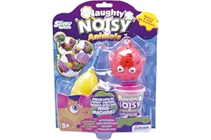 SLIMY Naughty Noisy Animals 200g Fisch - Lustige Sammelfiguren zum Füllen mit Original Slimy Spielmasse für freche Pupsgeräusche und Slimy-Blasen