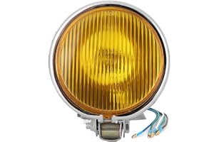 Leapiture vintage motorcykelpannlampa, retrostil strålkastare, nostalgisk universell motorcykel modifiering tillbehör