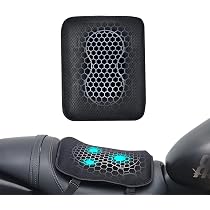 Cuscino del Sedile in Gel per Moto Copertura in Rete Assorbimento degli Urti Cop
