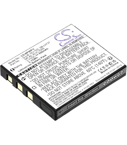 Dot.Foto NP-40, NP-40N Premium 3.7v / 780mAh Rechargeable Battery for Fujifilm FinePix F402 F455 F460 F470 F480 F485 F610 F650 F700 F710 F810 | FinePix J50 / FinePix Vs 10 | FinePix