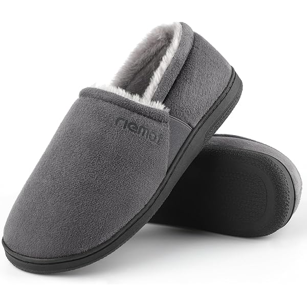 Spaanse Sloffen Andrés Machado Unisex Slippers AM002 - Gesloten Hak, Vilten Bovenkant, Anti-Slip Rubberen Zool Warme Winterslippers Dames Heren