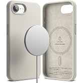 Ringke iPhone 17e &amp; 16e Case [Silicone Magnetic Stone] | Compatible with MagSafe, Soft Touch Silicone Case, Lightweight, Slim
