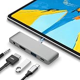 NewPole Type C Hub (4 Ports), 85W PD Type-C Port 4K 30HZ or 1080P 60HZ HDMI, 1 USB 3.0 Port Charging and Data Transfer, 3.5m