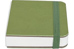 TNFEEON Art Art Journal, Leżący na Płasko Szkicownik w Miękkiej Oprawie dla Każdego, Idealny do Atramentu, Akwareli, Długopisu, Ołówków (GREEN)