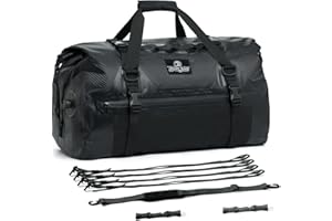 GRAPELET Sac de Queue de Moto 50L, Sac de siège arrière de Moto, Sac de Selle de Moto, Sac de Sport étanche pour la Navigation de Plaisance, Les Voyages et la pêche