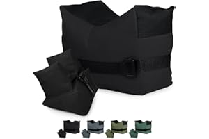 ‎FEYACHI Feyachi Outdoor Schießenauflage Taschenauflage vorne & hinten Unterstützung SandBag Stand Halterungen mit 600 Denier Polyester dauerhafte Konstruktion und Wasserbeständigkeit für Gewehr Jagd